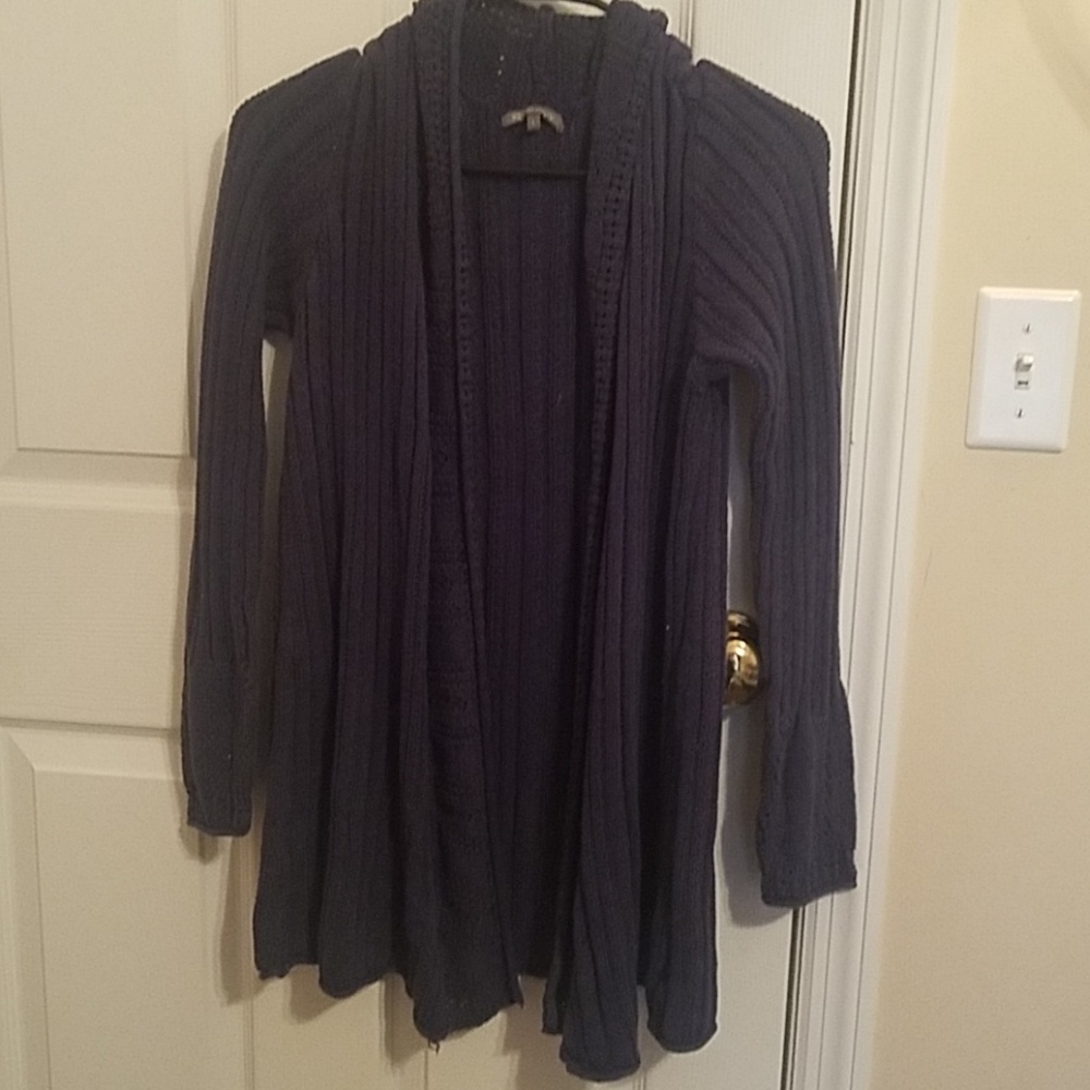 Navy cardigan